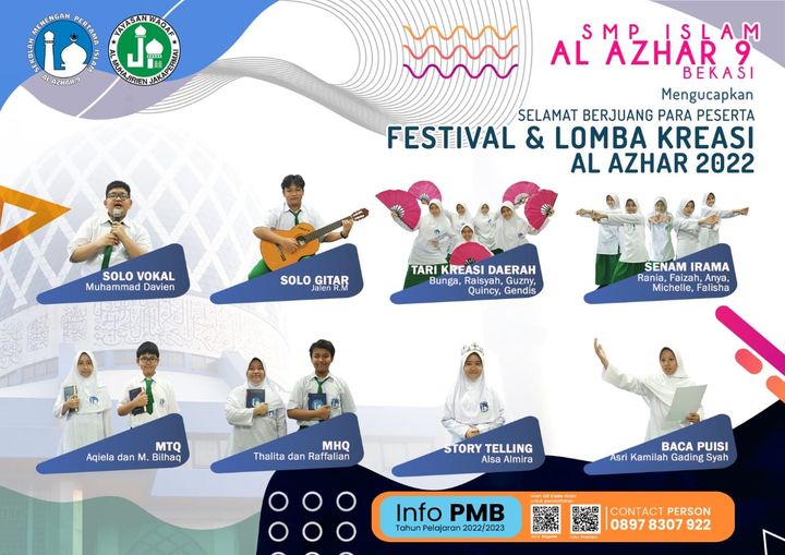 Peserta Festival dan Lomba Kreasi Al Azhar - SMPIA 9