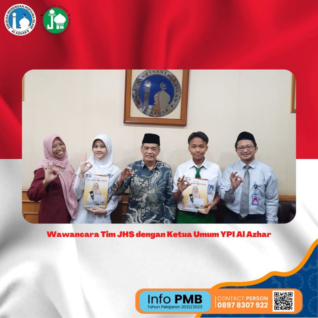 Wawancara Tim JHS dengan Ketua Umum YPI Al Azhar